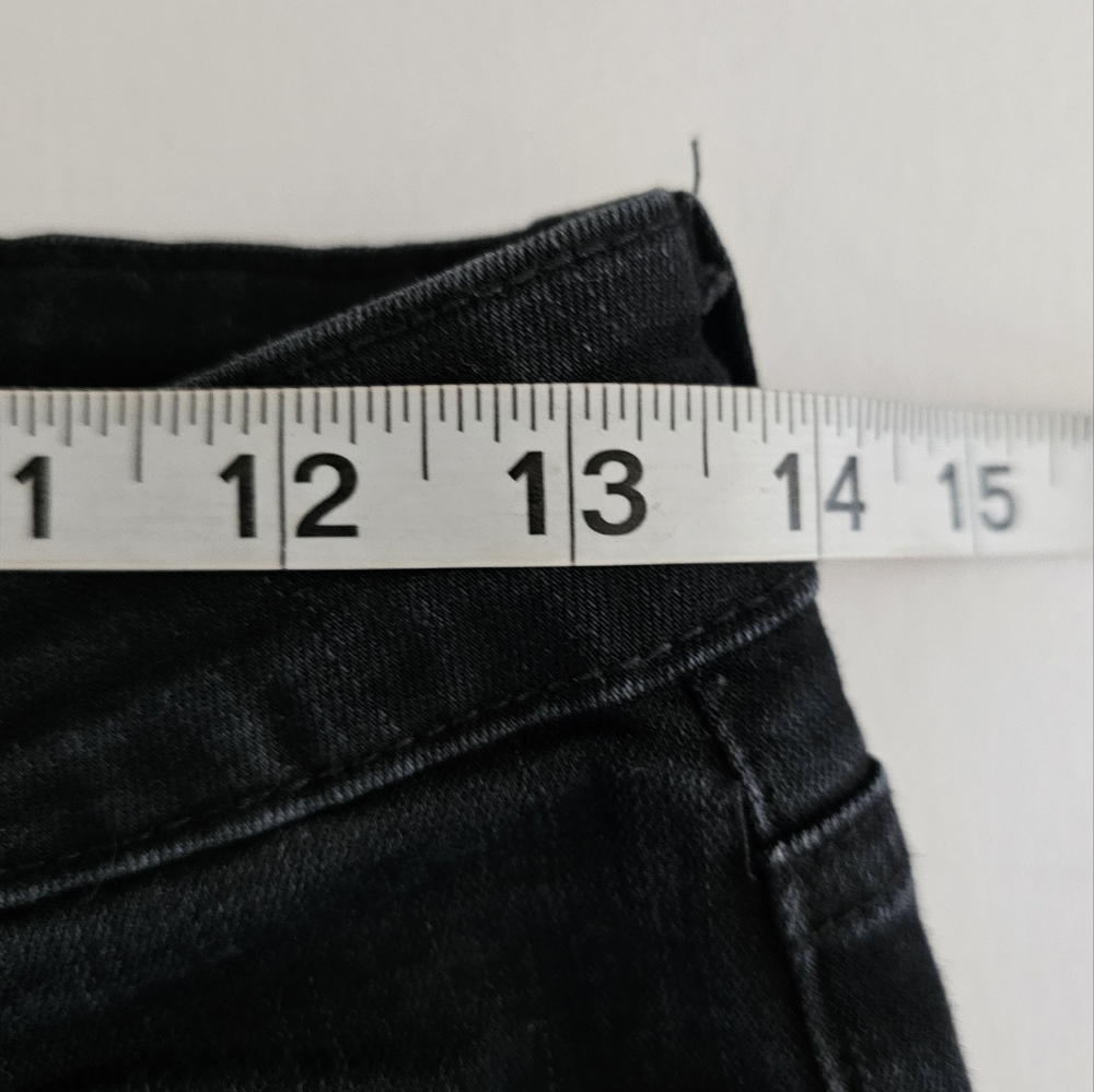 Kancan Black Hazy Mid Rise Ankle Skinny Jeans Size 7/27 - Picture 9 of 12